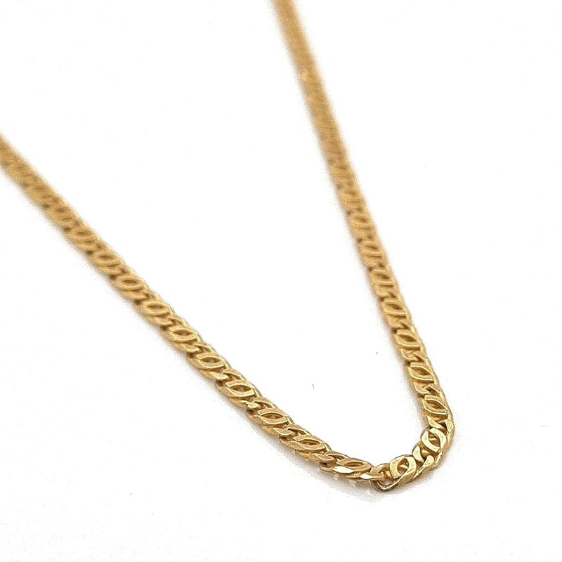9CT YELLOW GOLD BIRDS EYE CHAIN 50CMS LONG ITALIAN MADE