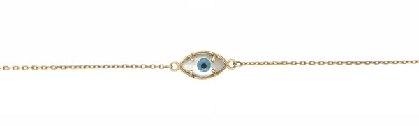 9ct Yellow Gold Sparkle in your Eye Bracelet 