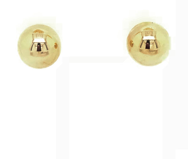 9ct Yellow Gold Ball Stud Earrings  4