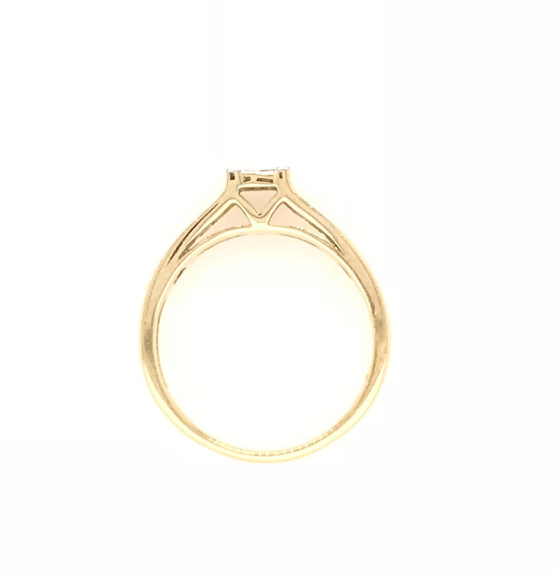 10ct Yellow Gold Bridal Set 