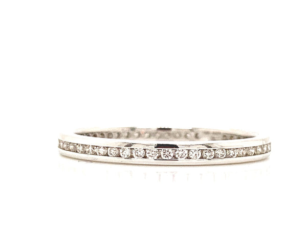18ct white gold wedding / dress ring 4