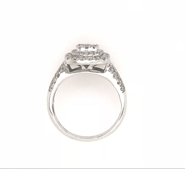 10ct White Gold Diamond Ring  7