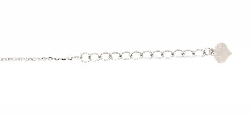 BRACELET 18CT WHITE GOLD DIAMOND BRACELET IMPORTED