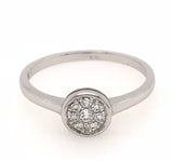 18ct White Gold Diamond stud Earrings 