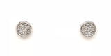 18ct White gold Diamond Studs 