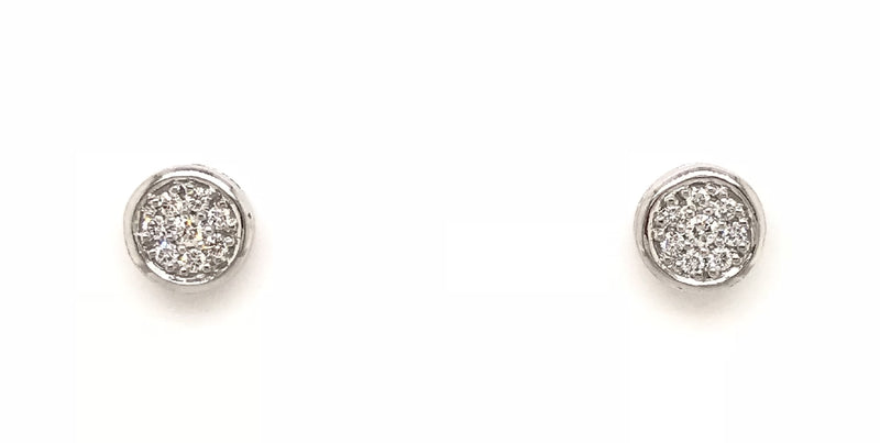 18ct White gold Diamond Studs 