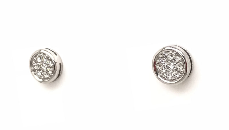 18ct White gold Diamond Studs 