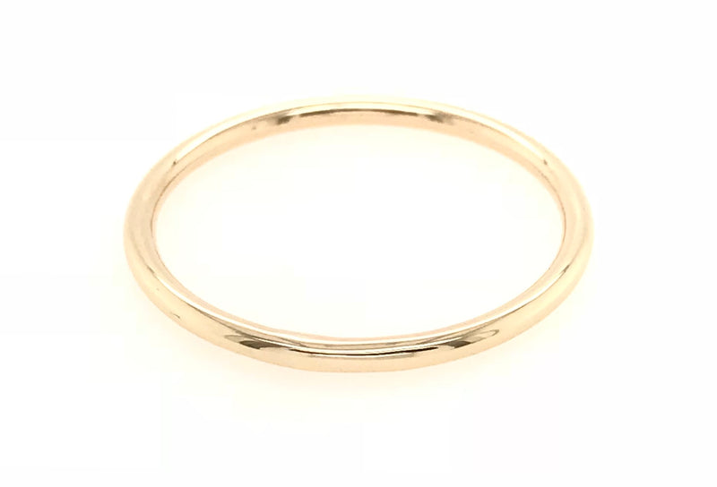 18CT YELLOW GOLD FOREVER WEDDING BAND HAND CRAFTED