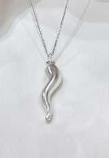 PENDANT S/SILVER CORNICELLO HOLLOW ITALIAN MADE