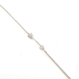 18ct White Gold Protect My Target Bracelet
