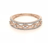 10ct Rose Gold Diamond Ring