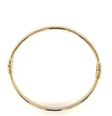 9CT YELLOW GOLD HINGED BANGLE HAND CRAFTED