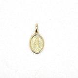 18CT MIRACULOUS MEDAL YELLOW GOLD MADE IN ITALY