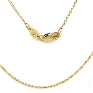 18CT YELLOW GOLD TRACE LINK CHAIN HAND CRAFTED