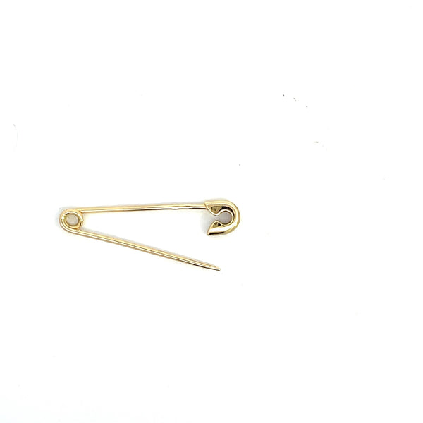 18CT YELLOW GOLD BROACH PIN HAND CRAFTED